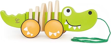 Hape Walk-A-Long Croc Toddler Wooden 