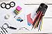 Selizo 12 Pcs Black Whiteboard Gridding Graphic Tape, 3mm Width