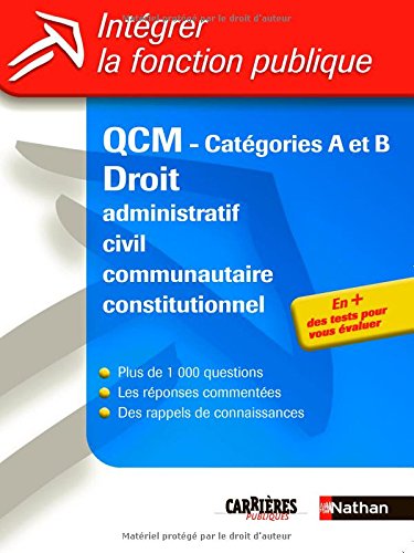 QCM catégories A et B