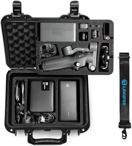 DJI Osmo Mobile スタビライザー ケース付き Amazon.com : Lekufee Portable Waterproof Hard Case for DJI Osmo