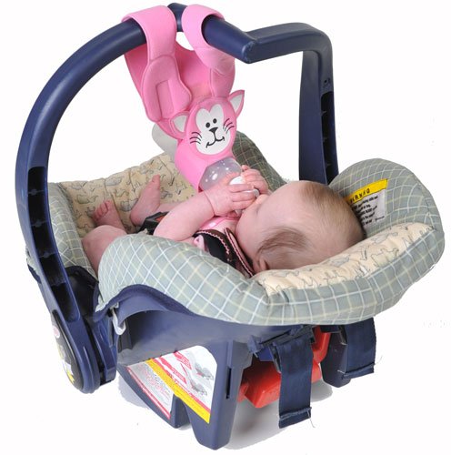 Hands Free Baby Bottle Feeding Tool Pink Kitty Baby Bottle