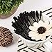 TecUnite 600 Pieces Cotton Swabs Precision Black Double Tipped Cotton Buds Cotton Tip for Cleaning Sticks (Spiral Head)