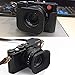 Haoge 43mm Square Metal Screw-in Lens Hood for Voigtlander Nokton Classic 35mm f1.4 40mm f/1.4 MC SC VM, Carl Zeiss Biogon T* ZM 35mm f2.8 35mm f2, Leica X Typ 113, Leica X Vario Type 107 Lens