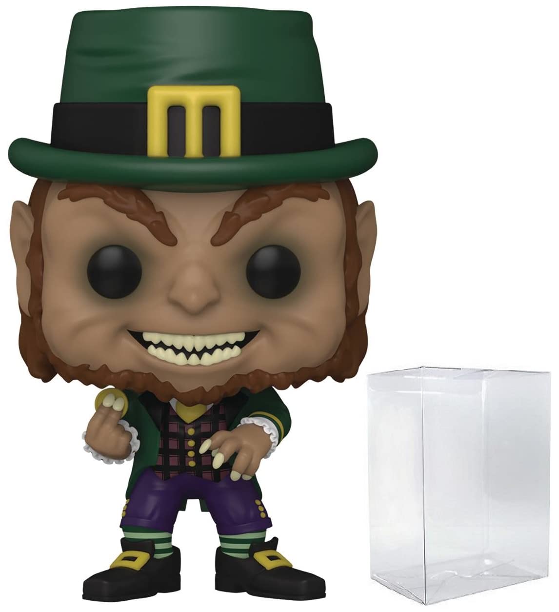 POP Leprechaun - Leprechaun Funko Pop! Vinyl Figure (Bundled with Compatible Pop Box Protector Case), Multicolor, 3.75 inches