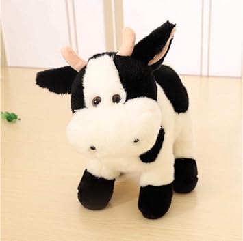 Ycmjh Kawaii Vaca De Peluche De Juguete Suave Animal De Dibujos