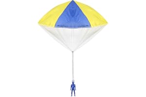 Aeromax Original Tangle Free Toy Parachute has no strings to tangle and requires no batteries. Simply toss it high and watch it fly!