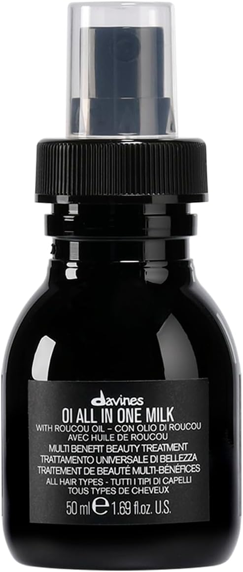 Davines OI All in One Milk 50ml Leave-In Conditioner Detangles Softens Frizz