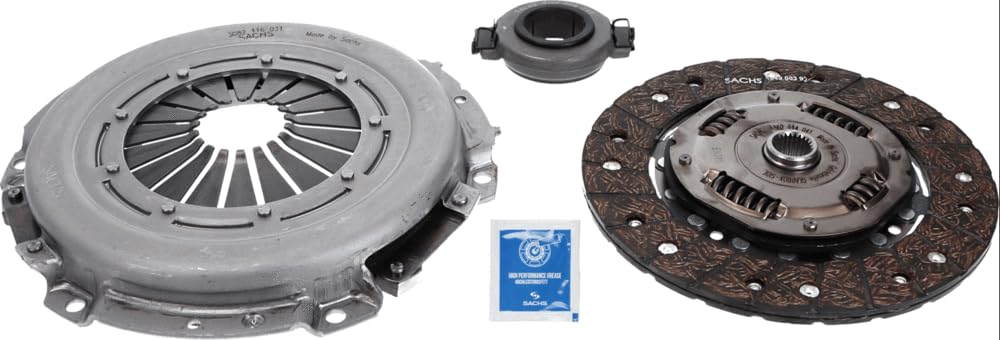 SACHS 3000 162 001 Clutch Kit for Volkswagen Transporter/Caravelle T3 Bus (25_) 1979-1992 and Other Vehicles