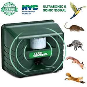 Amazon.com : ZZC Ultrasonic Animal Repeller, Outdoor ...