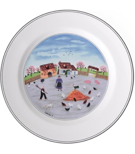 Amazon.com | Villeroy & Boch Design Naif Dinner Plate #6-Hunter