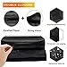 Fireproof Document Bag, JOZZ Waterproof File Bag Safe Storage Bag Fire Resistant Envelope Pouch for Money,Passport and Valuables (B)