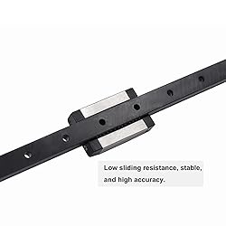 KGTCN 300mm Length MGN12 Black Miniature Linear