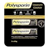 Polysporin Complete Heal-Fast Formula First Aid Antibiotic Ointment Twin Pack 2 X 1 Oz (30g) Tube