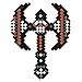 8 Bit Pixelated Foam Savage AXE Sword Toy 24