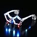 LED Patriotic Star Sunglasses - Light Up Glasses for Kids and Adult in 4th of July - Red White Blue