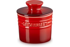 Le Creuset Stoneware Butter Crock, 6 oz., Cerise