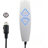 Fresayerd Lift Chair Remote Replacement, 5 Pin 2 Lighted Button Hand Control with 6Ft Cord for Power Lift Recliner Chairs Accessories, Recliner Control Replacement Parts