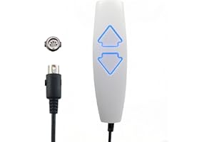 Fresayerd Lift Chair Remote Replacement, Universal 5 Pin 2 Lighted Button Hand Control with 6Ft Cord for Power Lift Recliner Chairs Accessories, Recliner Control Replacement Parts