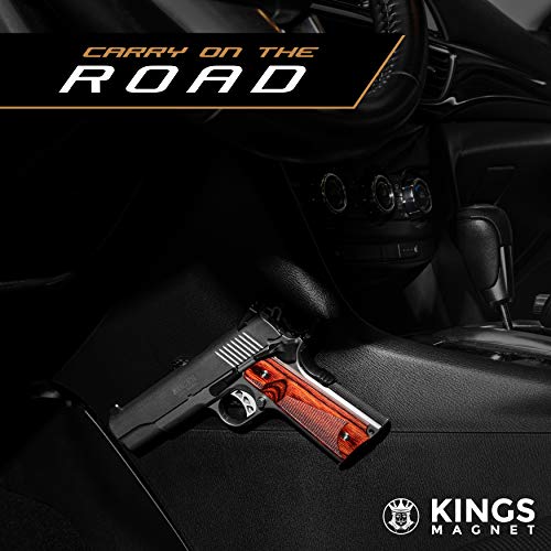 Kings Gun Holder Rubber Coated Concealment Mount for