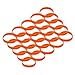 Orange Awareness Silicone Bracelets 25 Pack