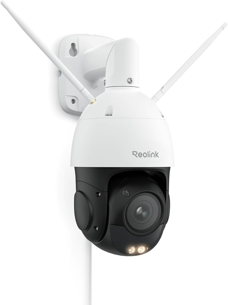 Reolink 4K 8MP Dual-Band Wi-Fi 6 PTZ Security Camera RLC-823S1W 5X Optical Zoom