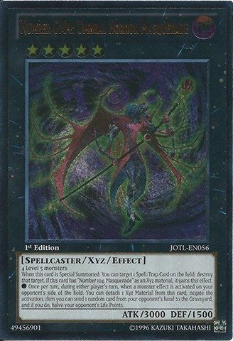 Yu-Gi-Oh! - Number C104: Umbral Horror Masquerade (JOTL-EN056) - Judgment of the Light - 1st Edition - Ultimate Rare