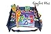 Kids Travel Tray by ComfortPLUS | Solid Surface for Drawing, Snacks, Game | Waterproof with Sturdy Side Pockets, Buckles | Baby Stroller Snack Tray also for Trains and Planes | Full Warranty Included