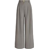 AUTOMET Women Wide Leg Dress Pants High Waisted Loose Fit Business Casual Work Trousers with Pockets 2026