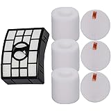 HIFROM HEPA Filter & Foam Felt Filter Replacement for Shark Rotator Powered Lift-Away NV650 NV650W NV651 NV652 NV750W NV751 NV752 NV831 NV835 AX950 AX951 AX952 Vacuums Replaces Part# XFF650 & XHF650