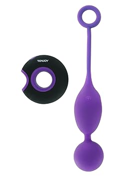 Toyjoy Caresse Embrace Ii Remote Control EggLiebeskugeln mit Vibration, Violett