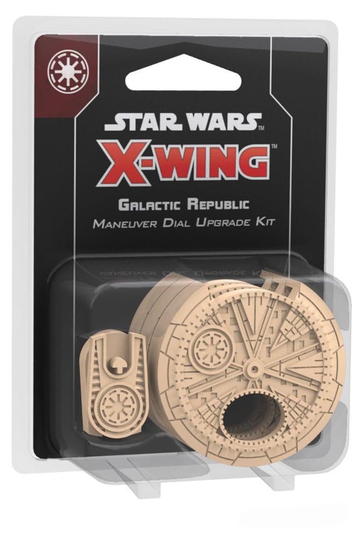 Fantasy Flight Games | Star Wars X-Wing: Galactic Republic Maneuver Dial Upgrade Kit | Miniature Game | Ages 14+ | 2 Players | 30 to 45 Minutes Playing Time