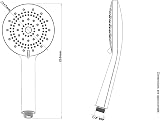 Triton Showers Olivia Shower Head 5 Spray Universal Chrome High Pressure view 5