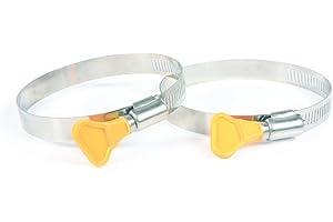 Camco 39553 RV Sewer Hose 3" Twist-It Clamps - Pack of 2