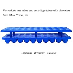 BKMAMLAB Plastic Test Tube Holder Rack for