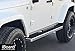 APS Running Boards (Side Bars Side Steps Step Bars) Compatible with Jeep Wrangler JK 2007-2018 4-Door (Factory sidesteps or Rock Rails Have to be Removed) (Silver 4 inches)