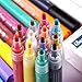 Acrylic Paint Pen for Ceramic Painting - Medium Point Acrylic Marker Pens for Rock Painting, Glass, Porcelain, Mug, Wood, Fabric, Canvas, Craft Projects, Set of 12 Colors