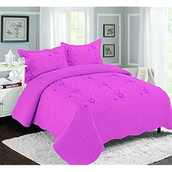 Amazon.com: Golden Linens Over Size 3 Pieces Solid Color