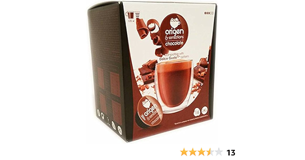 Cápsulas Dolce Gusto- Origen \u0026 Sensations - Chocolate - 16 unidades :  Amazon.es: Alimentación y bebidas