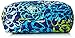 Vera Bradley Women's Cotton Large Zip Cosmetic Makeup Organizer Bag, Katalina Blues, One Size