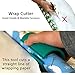 Upgraded Wrapping Paper Cutter-Christmas, Birthdays and any holiday present Stickers Cutting Tools, Gift for Any SizeRoll Wall Sticker Decorations, Kraft Paper Slitter Trimmer Blades (1 pack, blue)