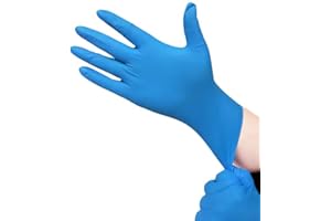 Ergonomic Disposable Nitrile Glove Lining, High Elasticity, Suitable for Kitchen Cleaning and Household Chores, Blue, 100Pcs