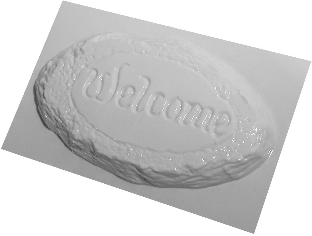 dennycraftmoulds.co.uk Welcome Sign Concrete Mould Or Plaster Mold Garden Craft
