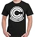 Nerdy Anime Goku Corporation Super Ninja T Shirt Tee Black