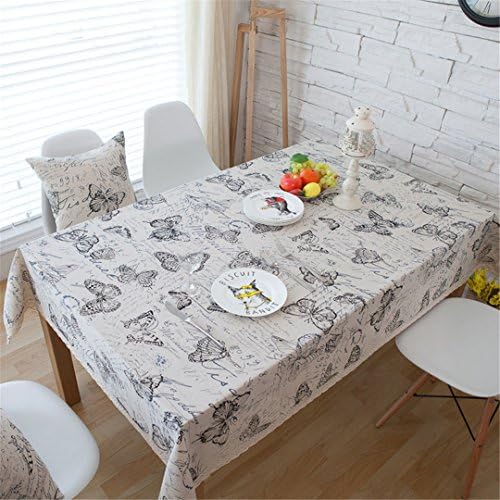 LYsalaka Pastoral Pvc Round Waterproof And Oil-Proof Printing Edge Plastic Table Cover Heat Coffee Tablecloth