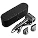 Dyson Supersonic Hair Dryer Case, PU Leather Flip Hard Box for Dyson Portable Storage Anti-scratch Cover Dustproof Pouch Sleeve (Black)