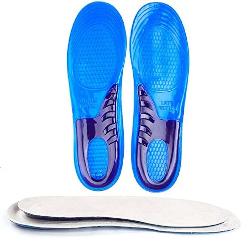 Xcyliveus Inserts with Honeycomb Silica Gel Shock Absorber Can be Trimed Sports Orthotic Insoles for Women ( S for Women Full Length:11''US:6-10)
