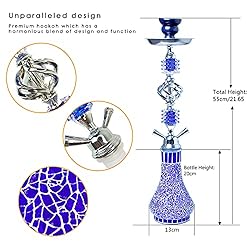 Premium 21” Luxury 2 Hose Hookah Set with