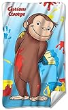 Curious George - Paint Fleece Blanket 35 x 57in