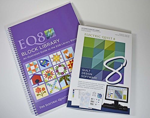 Electric 8 Quilt Software and EQ8 Block Library Book Bundle