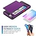Vofolen Case Dual Layer Protective Shell Shock Absorbing Tough Bumper Cover Purple